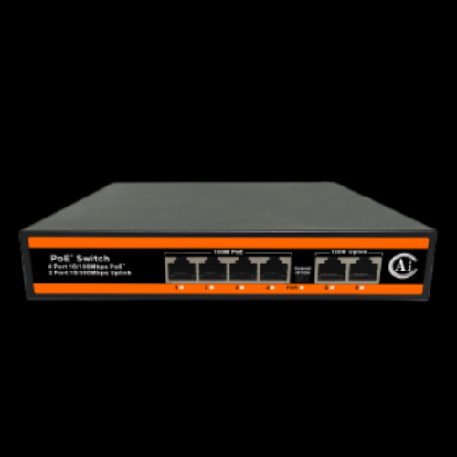 4 Port PoE + 2 LAN, 65W power supply